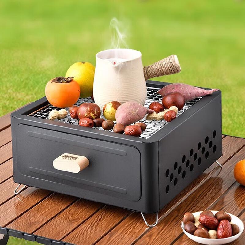 Multi-functional Outdoor BBQ Grill and Tea Stove