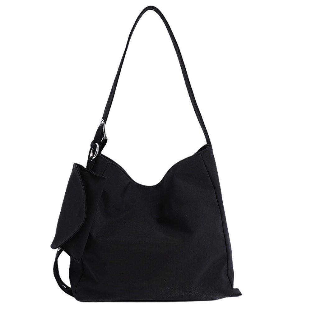 

Versatile Square Tote Bag Stylish Women s Handbags Korean Canvas Shoulder Bag Commuting чёрный