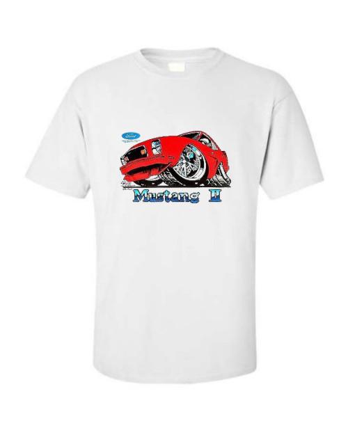 

1974-1978 Ford Mustang II Classic Muscle Car T-shirt Single Or Double Print L