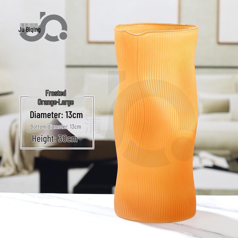 Nordic Clear Glass Vase for Lucky Bamboo - Stylish Living Room Decor & Floral Arrangements