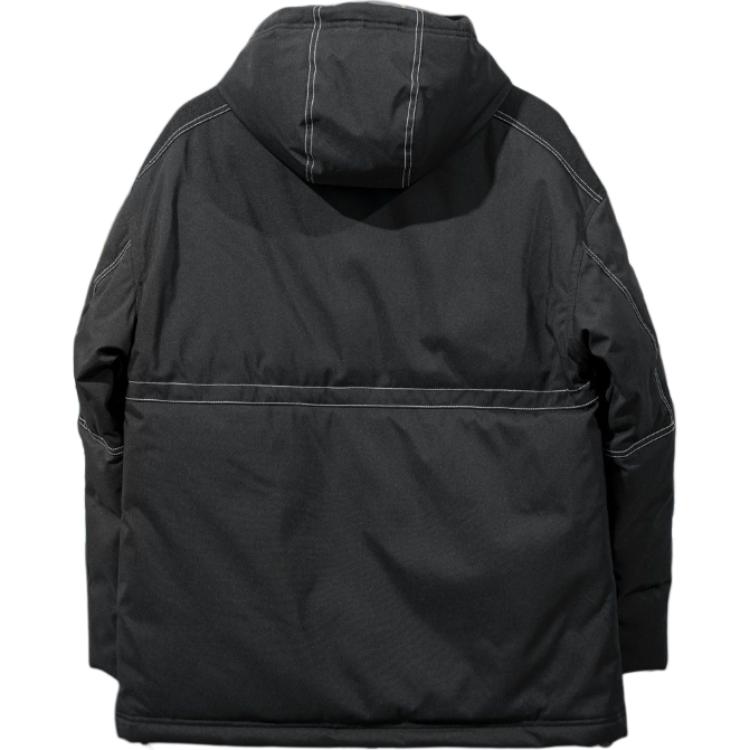 Li Ning Bequeme Lässige Kapuzen-Daunenjacke Herren Oberbekleidung Schwarz AYMT067-4