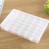 Transparent Bead Organizer Box with Removable Compartments PP 36 Grids Anti-deformation Bead Storage Case for Jewelry