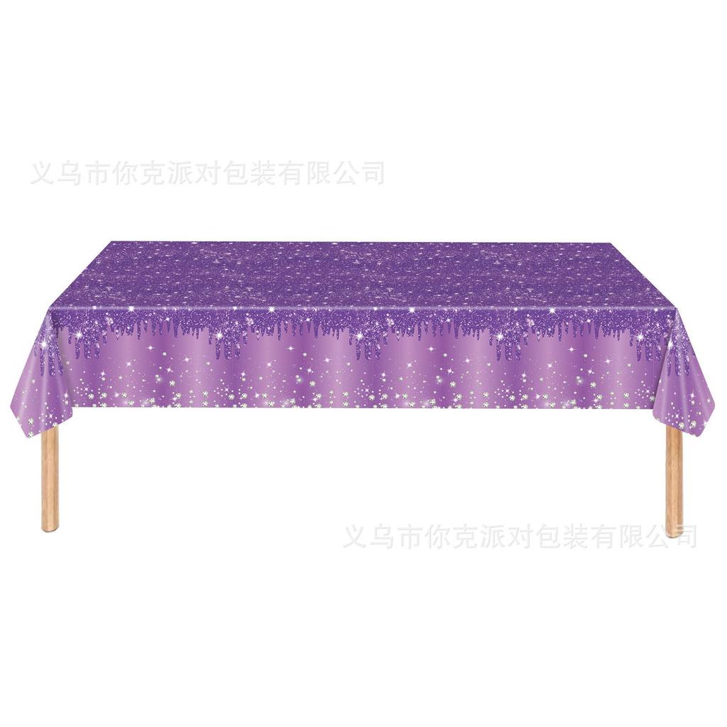 Platinum First Birthday Theme Paper Plates, Disposable Paper Cups, Tissues, Tablecloths, Birthday Party Theme Scene Decoration