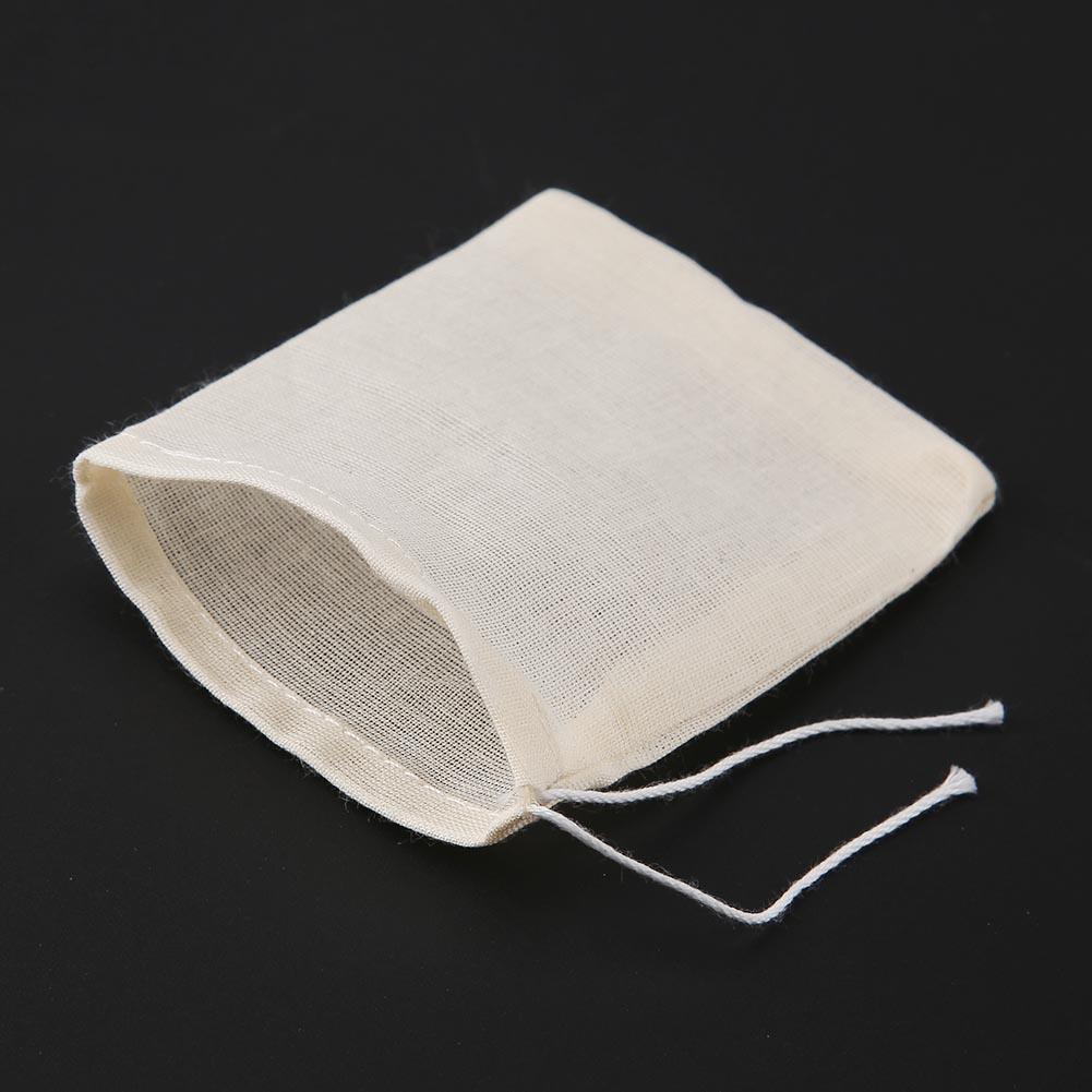 20Pcs/Lot Tea Bags Disposable Tea Filtration Bags Cotton Gauze Tea Bag With String Heal Seal For Coffee Herb Loose Tea Infuser