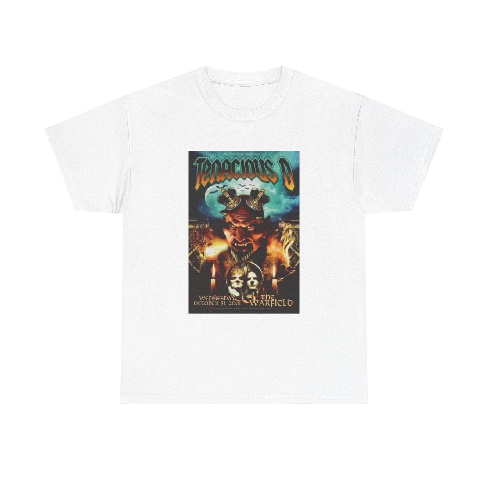 

Футболка Tenacious D Винтажный Постер с Джеком Блэком Смешные Рок-Боги Унисекс Тяжелая Удобная 2XL