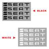 4Pcs Car Door Handle Stickers Tire Rear View Mirror Decals for Seat Cupra Leon 5f Ibiza 6l 6j Leon 1p Cushion Altea Xl Leon Decor