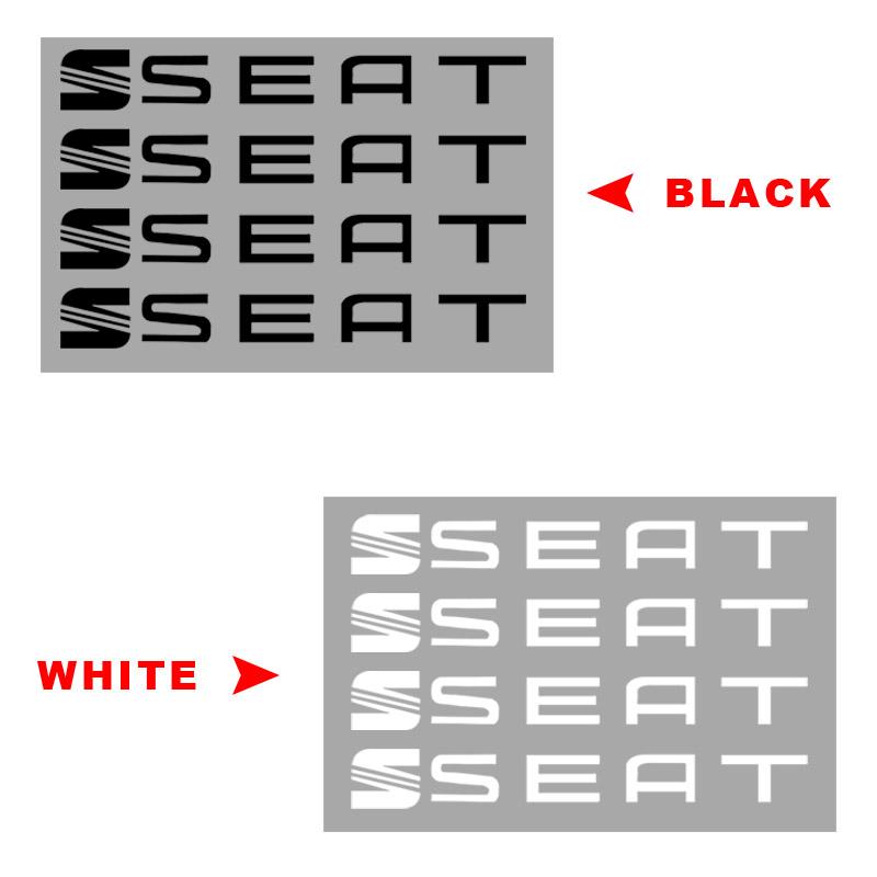 4 Stück Auto Türgriff Aufkleber Reifen Rückspiegel Aufkleber für Seat Cupra Leon 5f Ibiza 6l 6j Leon 1p Kissen Altea Xl Leon Deko