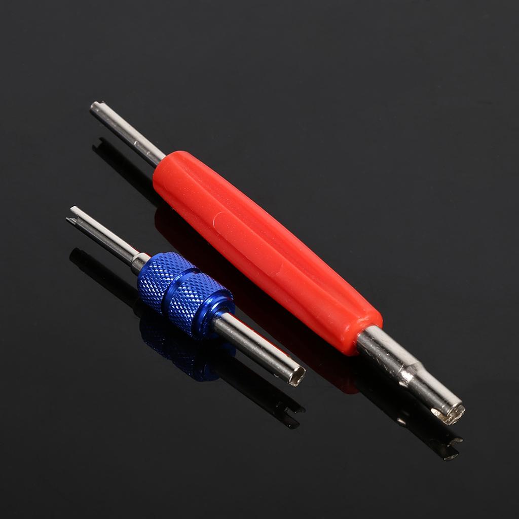 102pcs Assortment A C R134a R12 Refrigeration Tire Valve Stem Cores Tool Kit