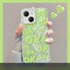 Applicable To Apple 14 Mobile Phone Case Summer Iphone13 Smudge English Ok Invisible Bracket 12 Feather Yarn IMD Advanced