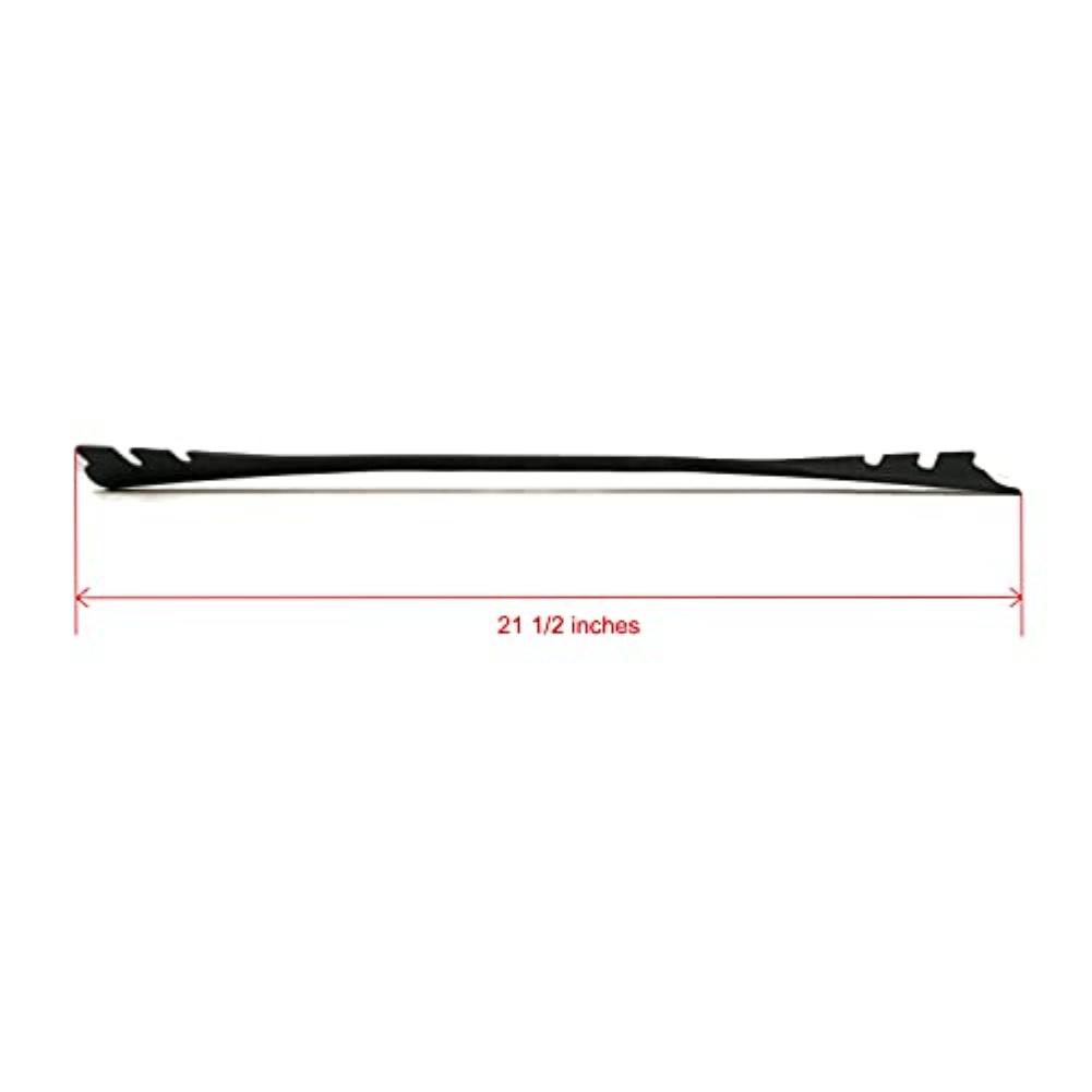 Mower Replacement Blade 59534P Two Pieces for Recycler Models with Tooth Mulcher Design Compatible with Part 108 9764 03