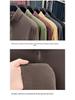 Men's Thick German Velvet Warm Half-Zip Stand Collar Sweatshirt - Solid Color Autumn/Winter