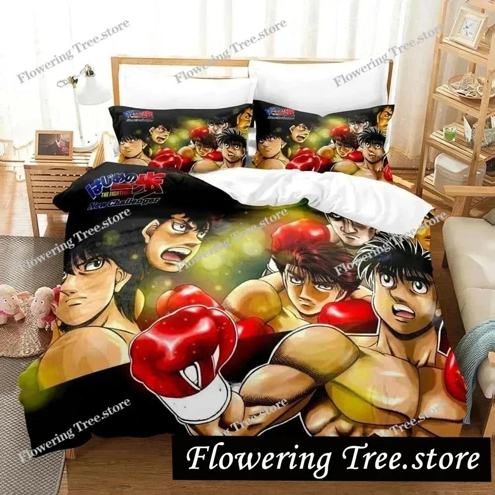 Fashion 3D Printing Anime Hajime No Ippo Bedding Set Single Twin Full Queen King Size Bed Set Adult Kid Bedroom Duvet Cover Sets