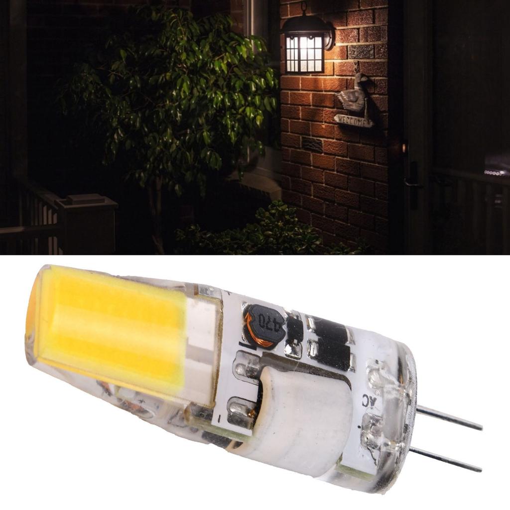 G4 COB LED Bulb 5W 600LM Silicone Mini Lamp AC12V Energy Saving Chandelier Cabinet Crystal Light Home Decorative Lighting
