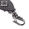 Artemis Classic Karabiner Python Gürtelschlaufe Schlange Marke Schlüssel Rindsleder Edelstahl Zubehör Schlüsselanhänger, Leder, Herren, ACLK0025, Herrenschmuck,