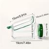 Plastic Salad Pod Side Open Salad Jars Portable Breakfast Fruit Storage Box Sealed Leak-proof Transparent Picnic Salad Jar