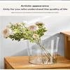 Mini Desktop Aquarium Plastic Imitation Glass Shatterproof Fish Tank Goldfish Green Plants Small Landscape Eco Tank Living Room
