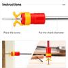 Depth Control Screw Holder Tool Plastic Woodworking Drilling Tool New Drill Clamp Fixing