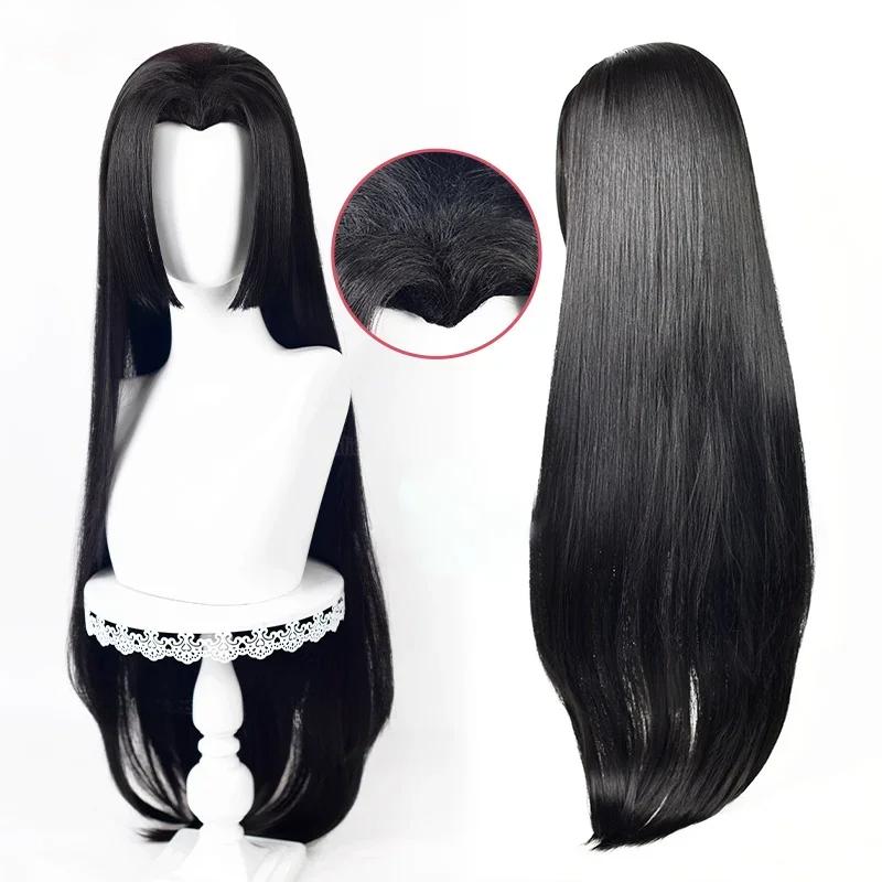 Anime Long Boa Hancock Cosplay Wig Boa Hancock Wigs Black Wig Heat Resistant Halloween Party Wigs