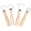 10-Piece DIY Pottery and Clay Tool Set with Big Head Knife for Sculpture and Trimming