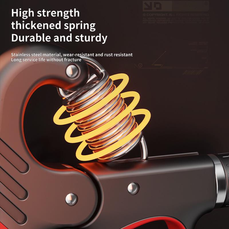 Adjustable Mechatronic Finger Strength Training Hand Gripper for Adults - Muscle Fitness Counter Model