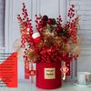 Fortune Fruit Red Berry & Holly Flower Arrangement - New Year Spring Festival Gift