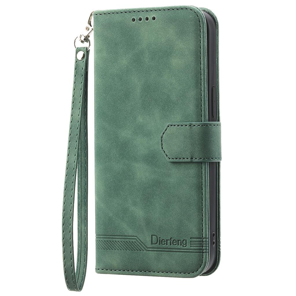 For Samsung Galaxy A56 5G Leather Case Lines Imprint Wallet Phone Cover