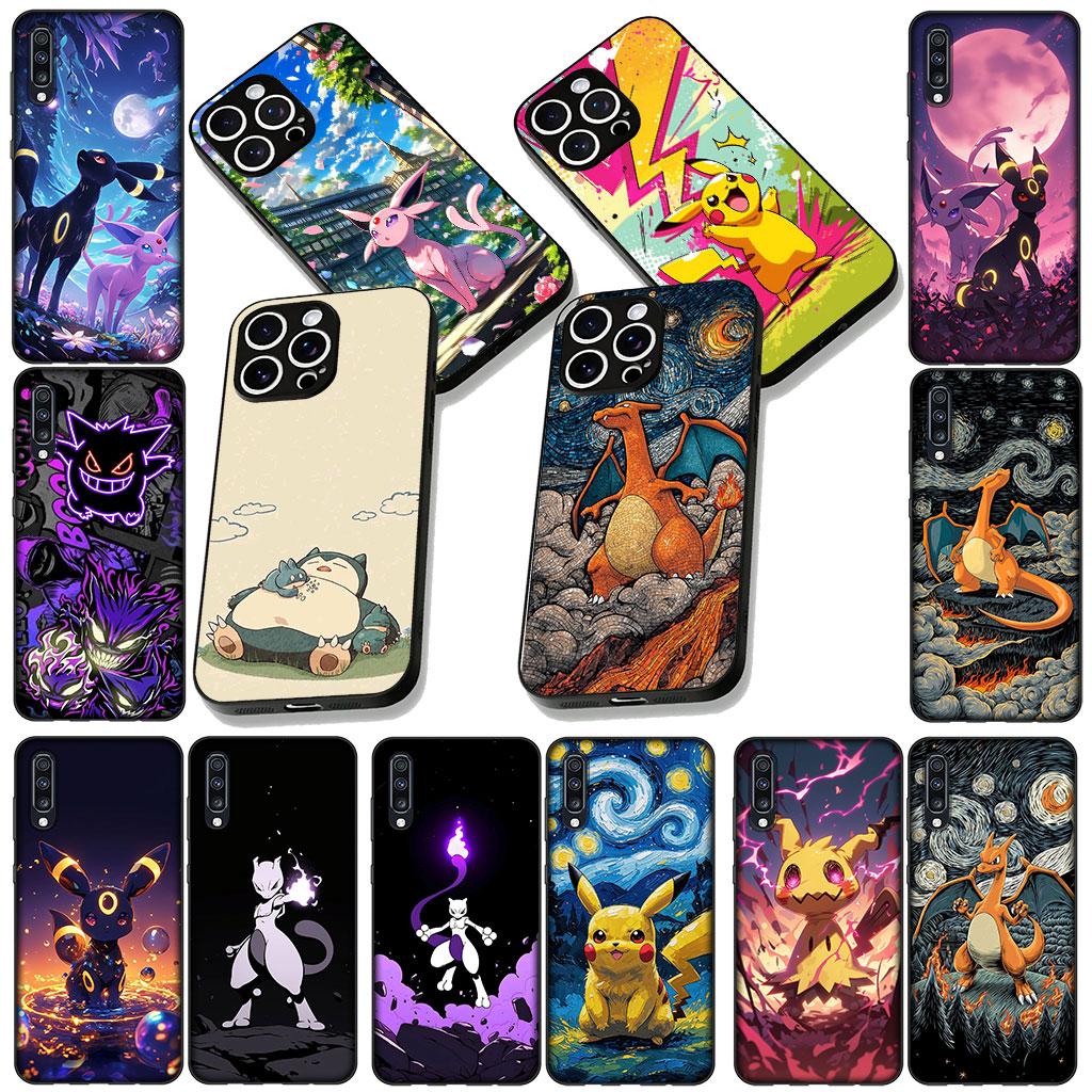 P-Pikachus Charmander P-Pokemons GO Phone Cover for Samsung Galaxy Note 20 9 8 S8 S10 S9 Plus A54 A33 A21S A31 M21 S10E A17 Case
