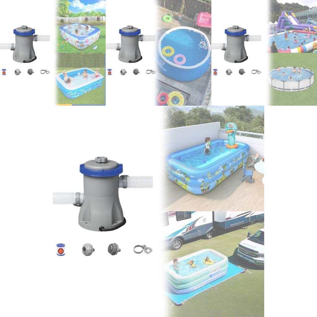 Swimming Pool Filter Pump With And Drainage For Recreational Water Use