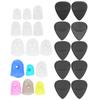 Frosted Guitar Picks Silicone Finger Cots Protector Musical Instrument Accessories