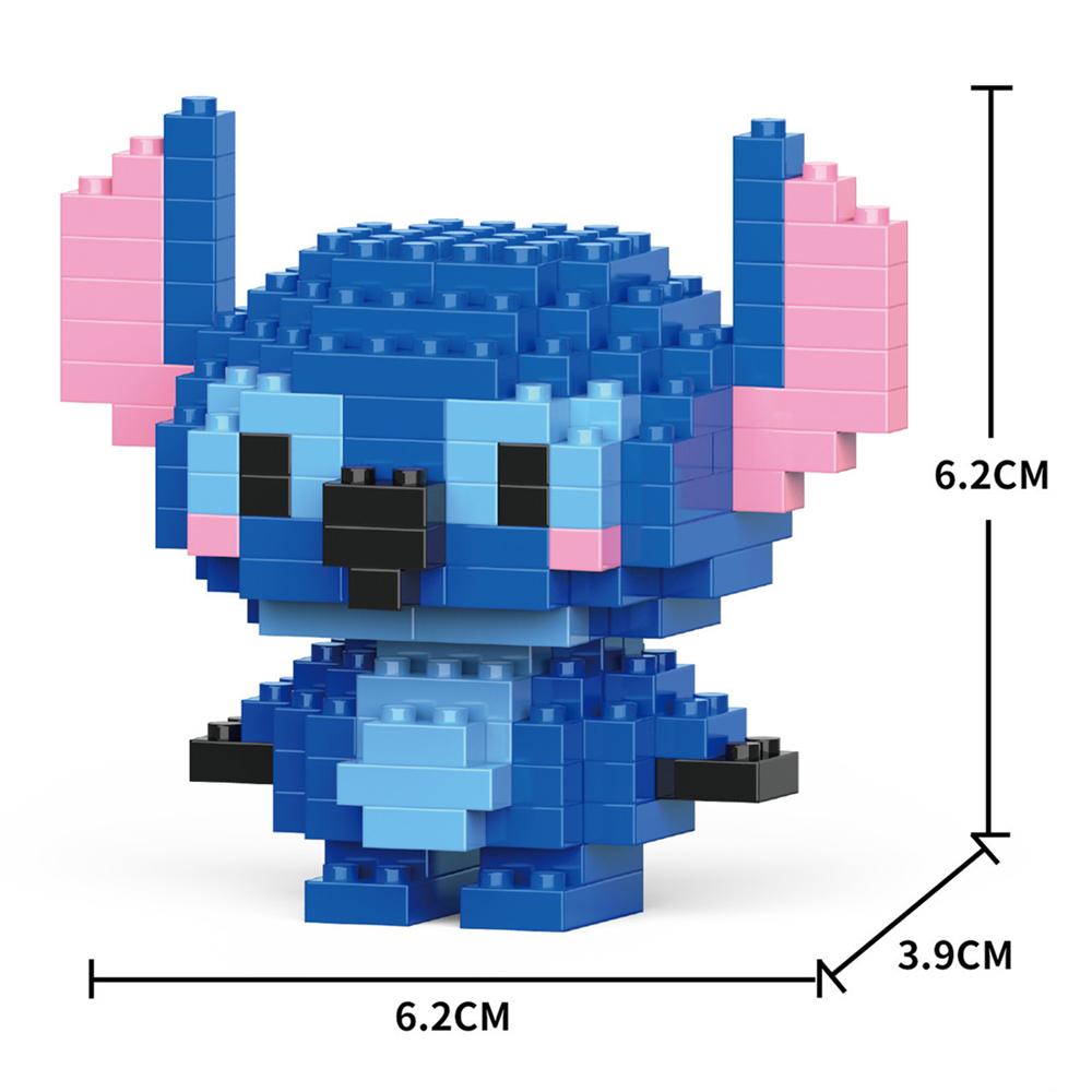 Cartoon Anime  Blocks Kuromi My Melody Cinnamoroll Mouse Building Blocks Doll Toy Kids Birthday Gift