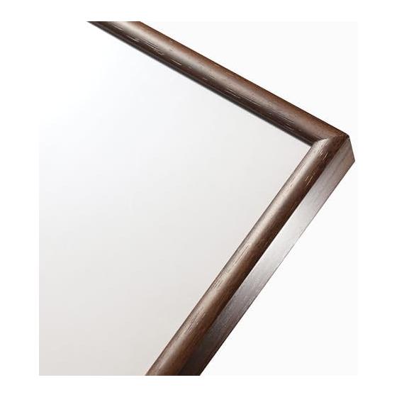 Sofuken Slim Eight Aluminum Frame 250x250, Wood Grain Black Walnut, Tenugui/Handkerchief/Square Frame, Lightweight Poster Frame, Easy Front-Opening
