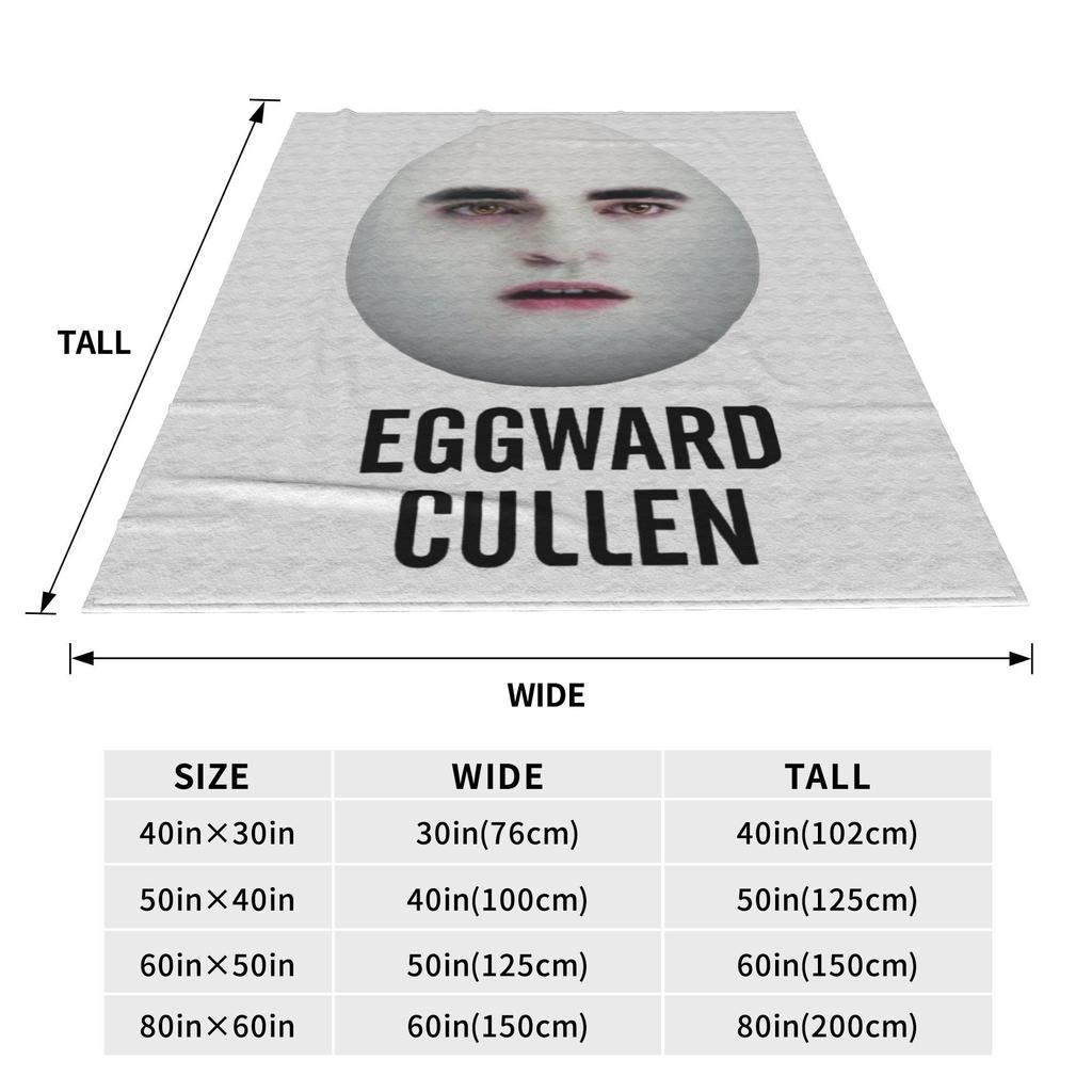 Coperte Morbide Eggward Cullen Coperte Personalizzate Edward Cullen per Divano Biancheria da Letto Soggiorno 150*125cm Copriletto,