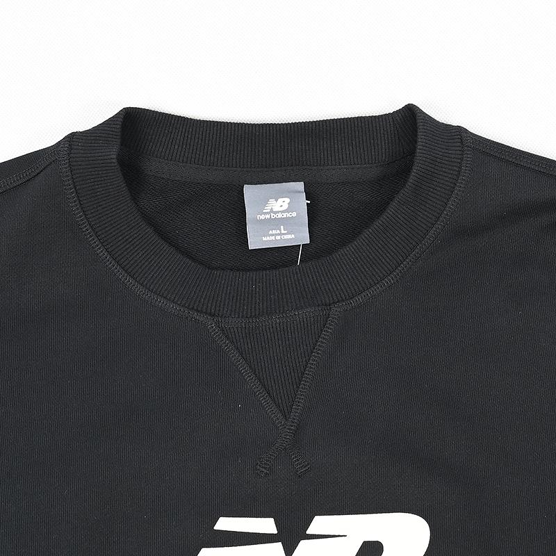 New Balance Sweatshirt Unisex Black AMT41356-BK