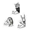 Are You Pooping Toilet Lid Stickers Funny Animals Toilet Seat Tank Lid Cover Decals Removable PVC Wall Sticker for Bathroom Washroom