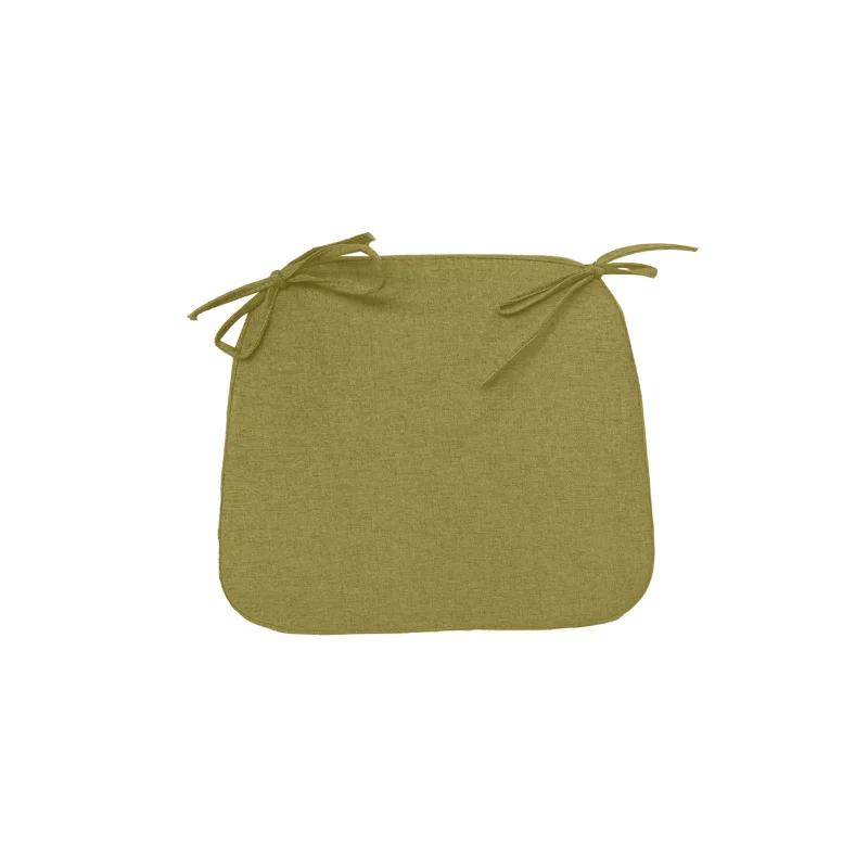 Non-Slip Dining Chair Cushion with Ties Horseshoe-Shaped Seat Pad All-Season Removable Washable For Kitchen Office Hotel Chairs