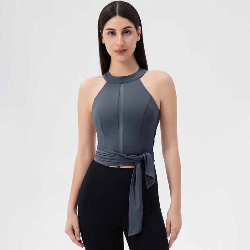 Женский дышащий высокоэластичный облегающий жилет для йоги и фитнеса XL