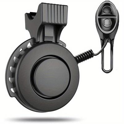 Bicycle Electronic Bell Scooter E-bike Siren Trumpet Alarm USB Charge Cycling Audio Warning Alert Safety Riding