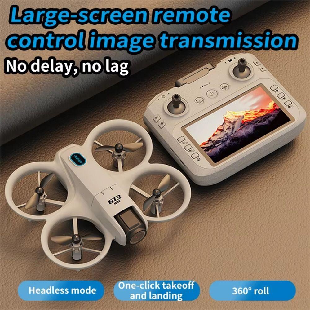 Headless Mode 4K HD Aircraft 360° Flip FPV Aircraft New Model GT3 GPS Aircraft  Professional Use