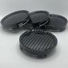 4Pcs/Set 75mm Carbon Fiber Pattern Car Vehicle Wheel Hub Center Cap Cover ABS High Quality Durable Exterior Car Auto Accessories