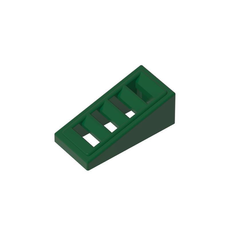 

10PCS Puzzle Particle 61409 Slope 18 2x1x2/3 With Grille Building Blocks Kit Idea Bricks DIY Toy Birthday Gift 10pcs