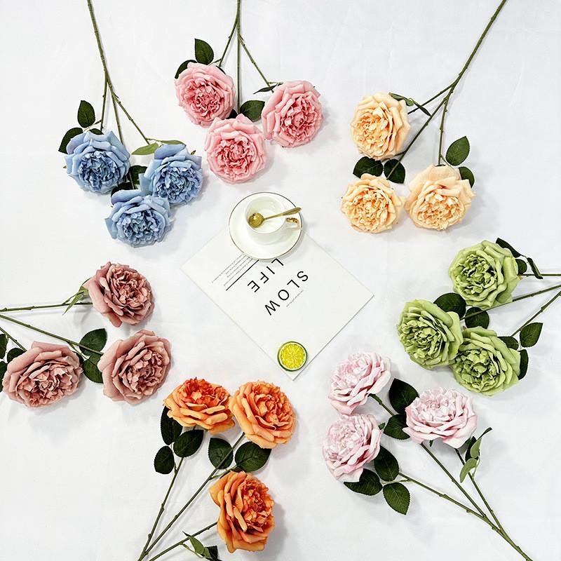 Artificial Wedding Floral Arrangement With Silk Fabric For Event Decor And Photography Props