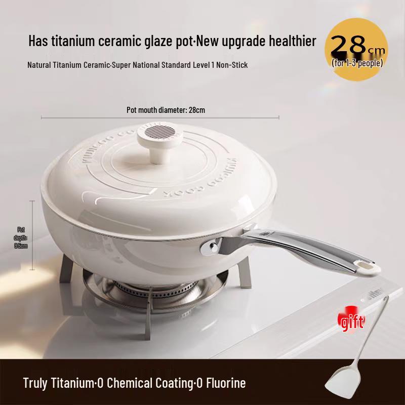 Titanium Non-Stick Wok & Stir-Fry Pan