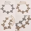 Water Drilled Silver Metal Waist Chain For Women With Cross Pendant Elegant Jewelry