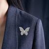 Butterfly Design Brooch Pin for Women Rhinestones Inlaid Brooch Pin for Dress Coat Shawl