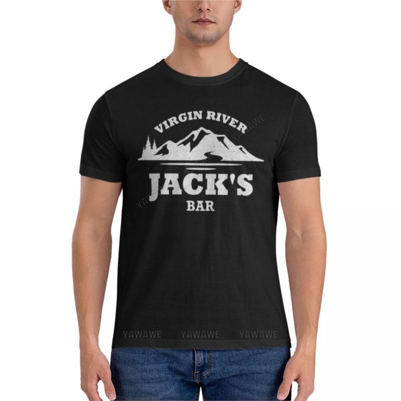 Jacks Bar Virgin River Essential Tshirt Hippie Clothes Black T Shirts For Unisex Sports Fan Tshirts Unisex Graphic T Shirts