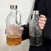 Sichun Glass Milk Bottle with Stainless Steel Lid