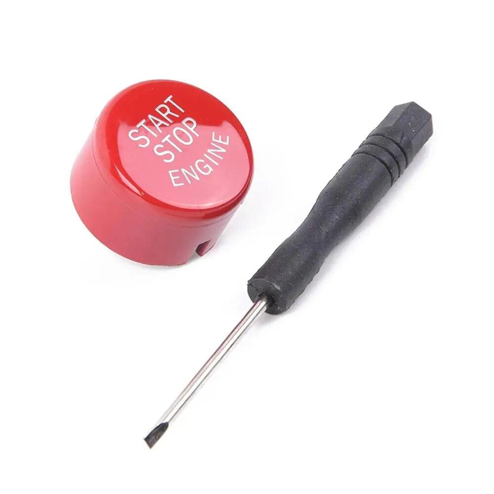 Red Engine Start Stop Button Cover For BMW F10 F20 F30 F Classis Car Accessories Parts