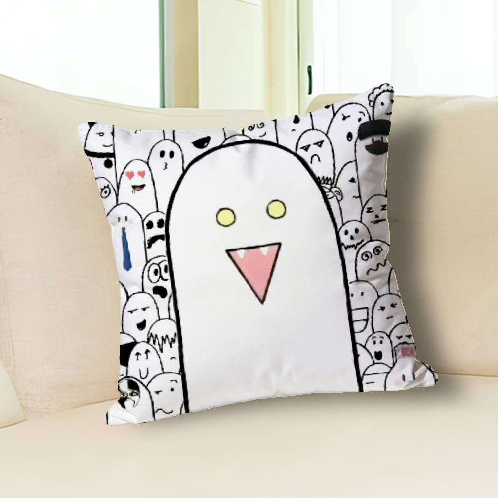 Lightsaber BL Manhwa Pillow Cases for Bedroom Living Room Sofa Home Decor Polyester Cushion Cover with Zipper