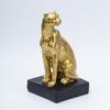 Decorative Golden Cheetah Statue | Luxury Animal Showpiece for Home, Office, Living Room, Table & Study Desk