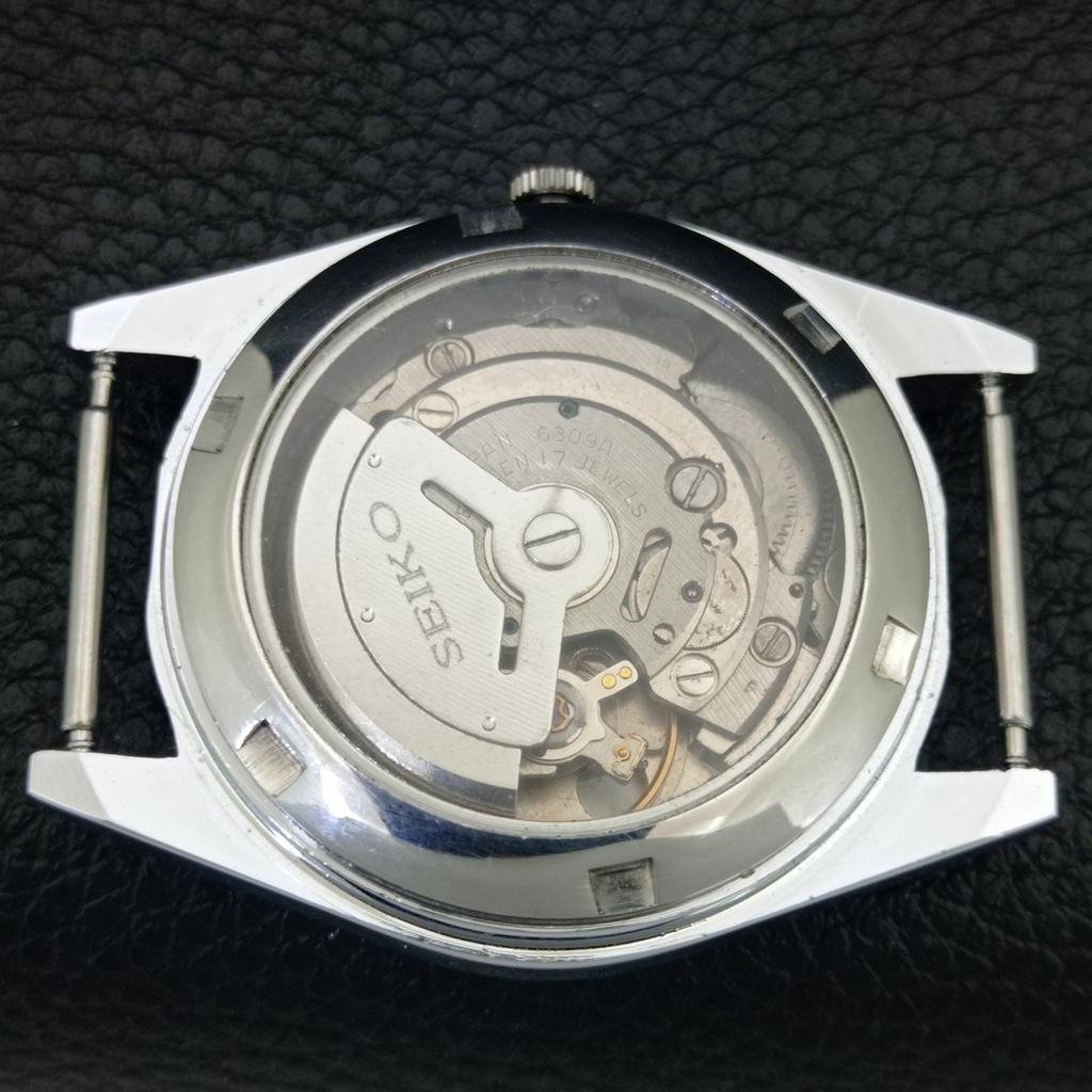 AUTOMATIC VINTAGE REFURBISHED SEIKO 6309A JAPAN MENS BROWN DIAL WATCH a443162-1